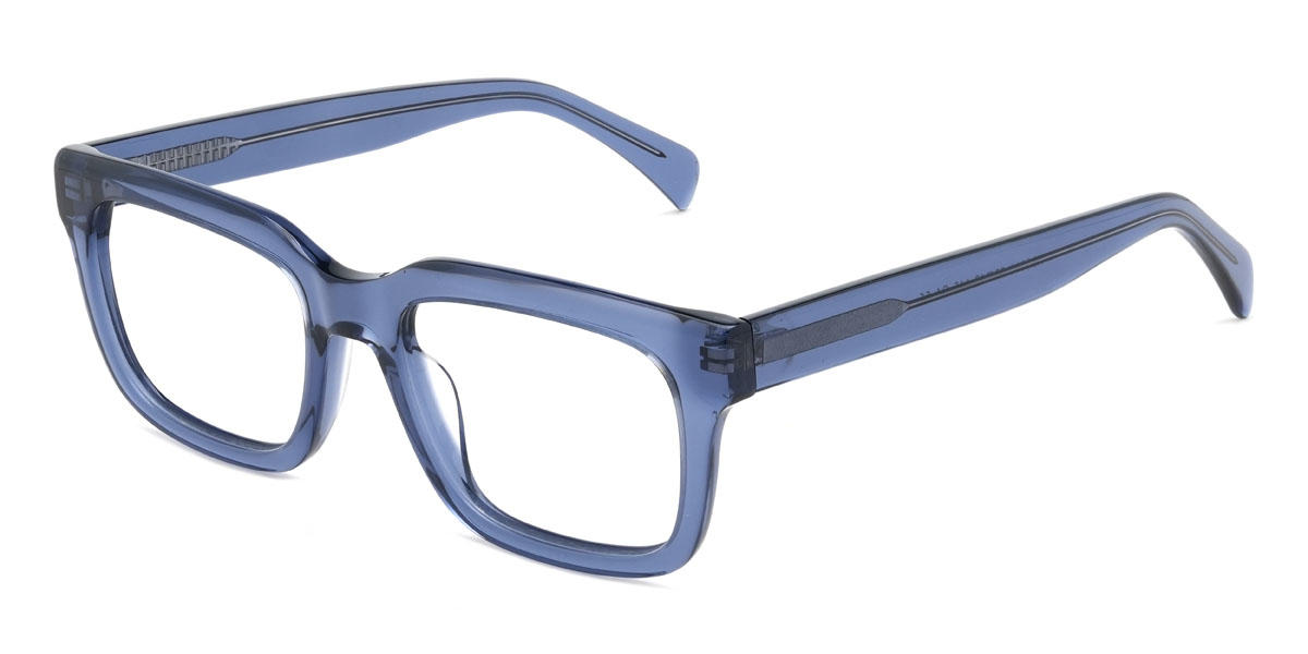 Blue Santino Glasses - Rectangle Glasses