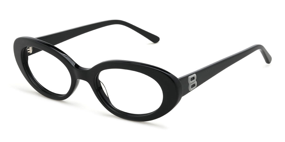 Black Dalton Glasses - Oval Glasses