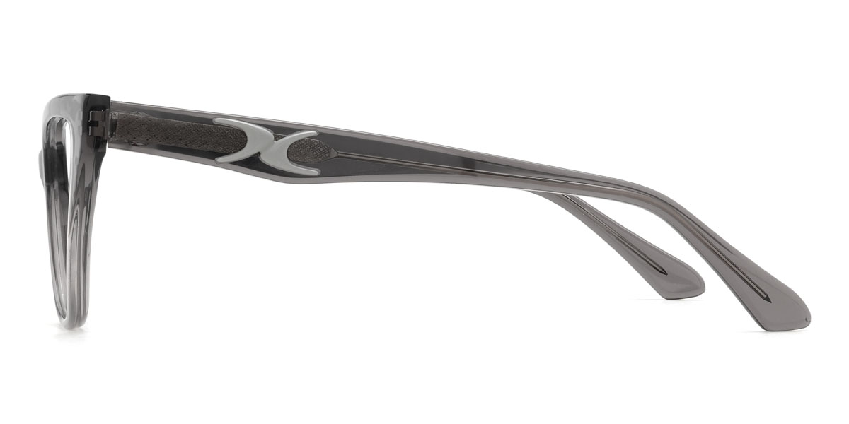 Grau Syeda Brille - Cat Eye Glasses