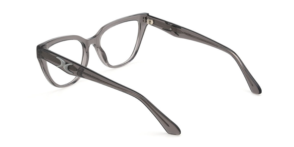 Grau Syeda Brille - Cat Eye Glasses