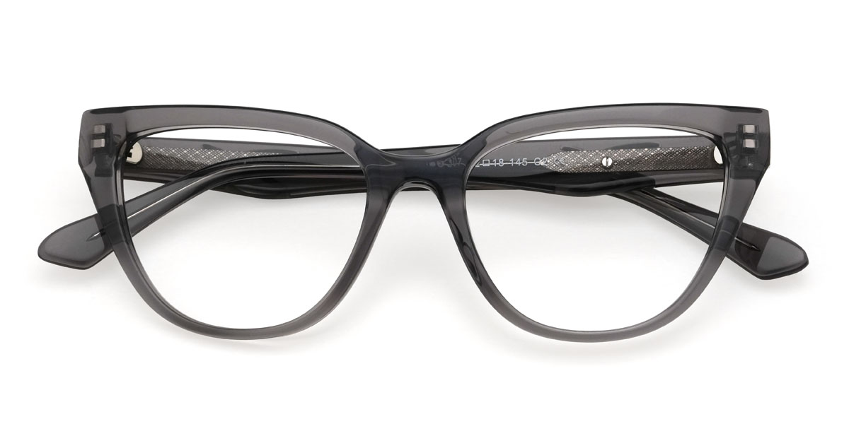 Grau Syeda Brille - Cat Eye Glasses