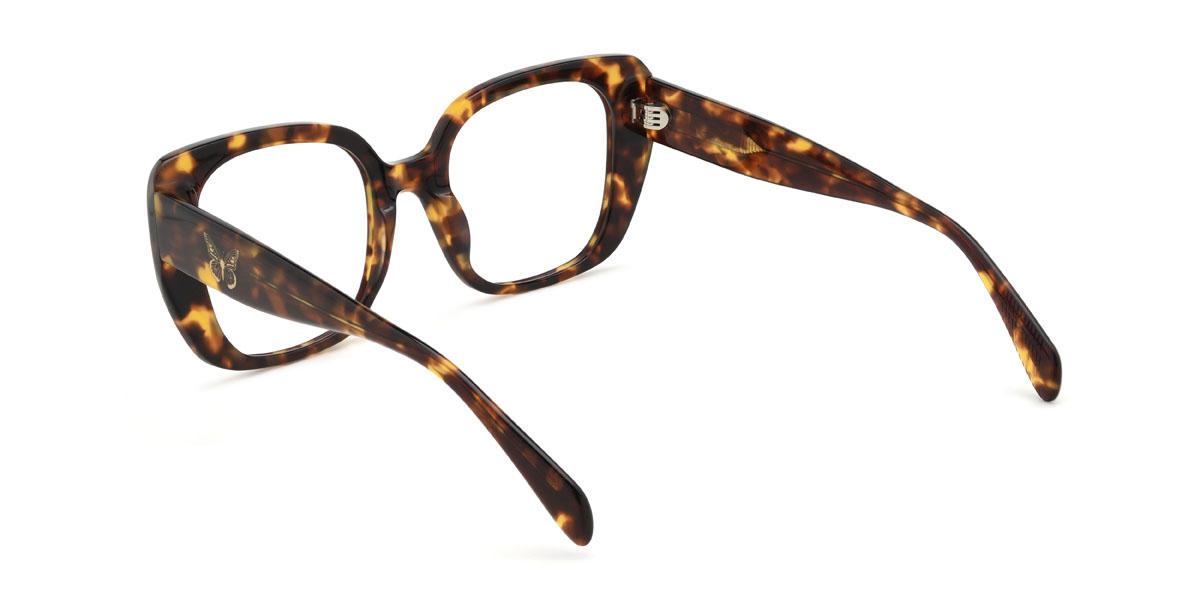 Tortoiseshell Khadijah Glasses - Square Glasses
