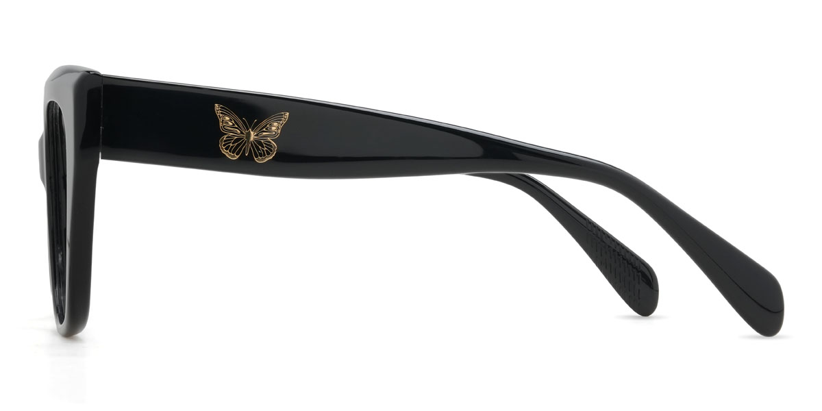 Schwarz Blessing Brille - Square Glasses