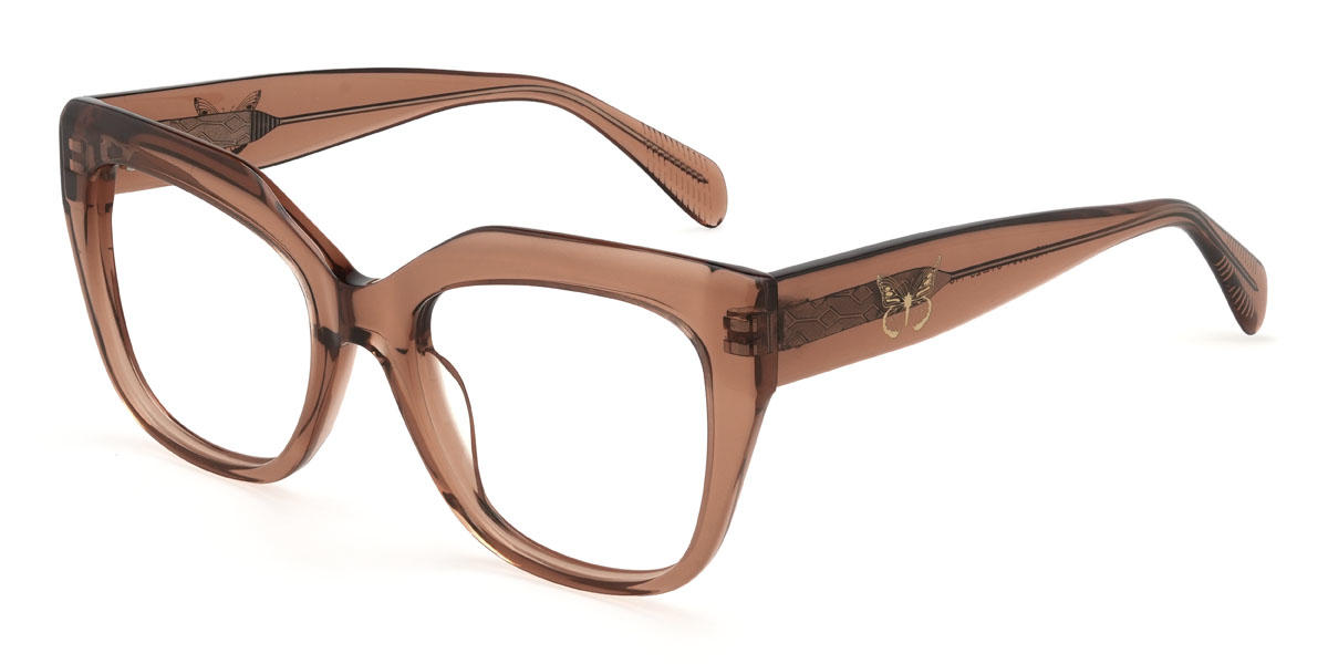 Brown Blessing Glasses - Square Glasses