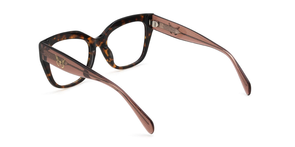 Tortoiseshell Blessing Glasses - Square Glasses