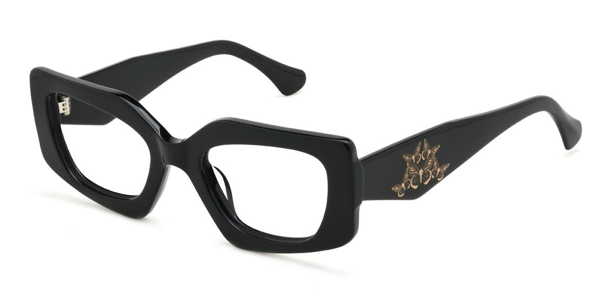 Noir Lionel Lunettes - Rectangle Glasses