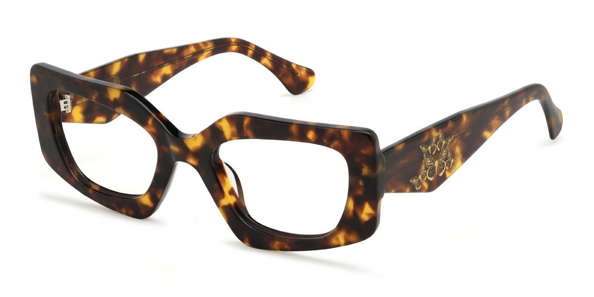 Tortoiseshell Lionel Glasses - Rectangle Glasses