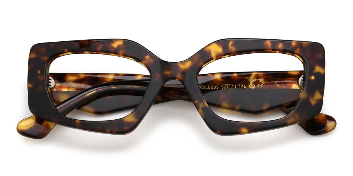 Tortoiseshell Lionel Glasses - Rectangle Glasses