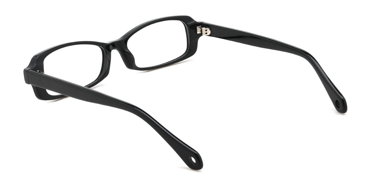 Black Amoura Glasses - Rectangle Glasses