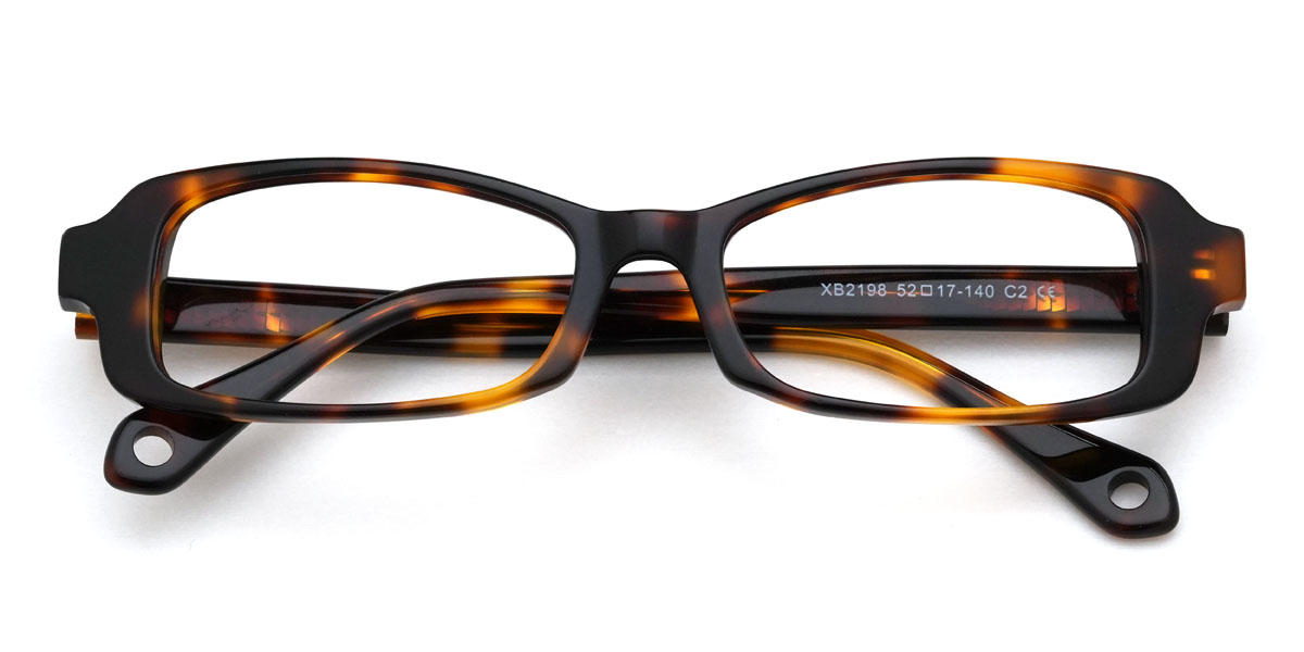 Tortoiseshell Amoura Glasses - Rectangle Glasses