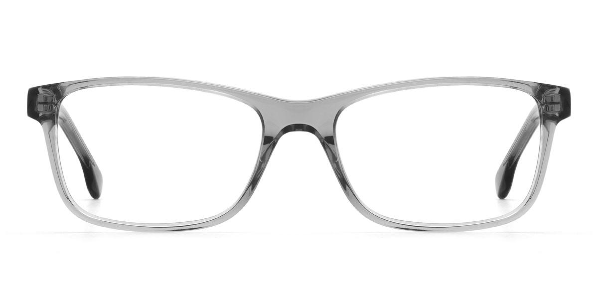 Clear Grey Kareem Glasses - Rectangle Glasses