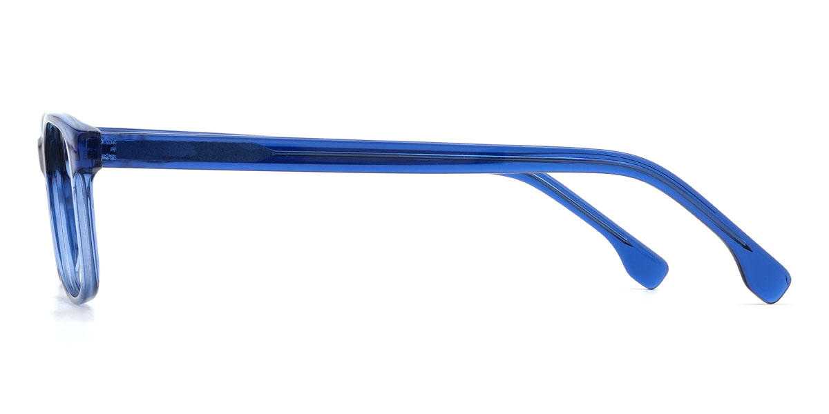 Blue Kareem Glasses - Rectangle Glasses
