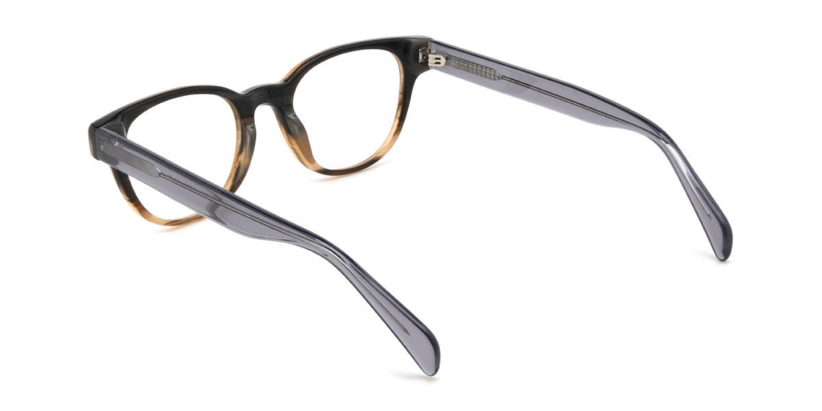 Wood Grain Sariyah Glasses - Oval Glasses