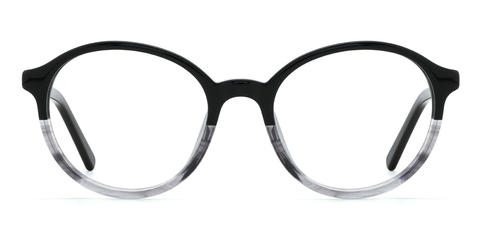 Black Black Tortoiseshell Izaiah - Oval Glasses