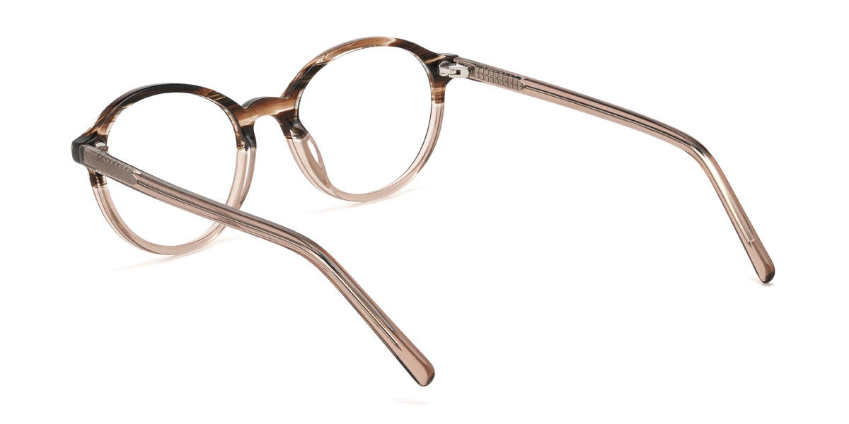 Brown Tortoiseshell Tawny Izaiah Glasses - Oval Glasses