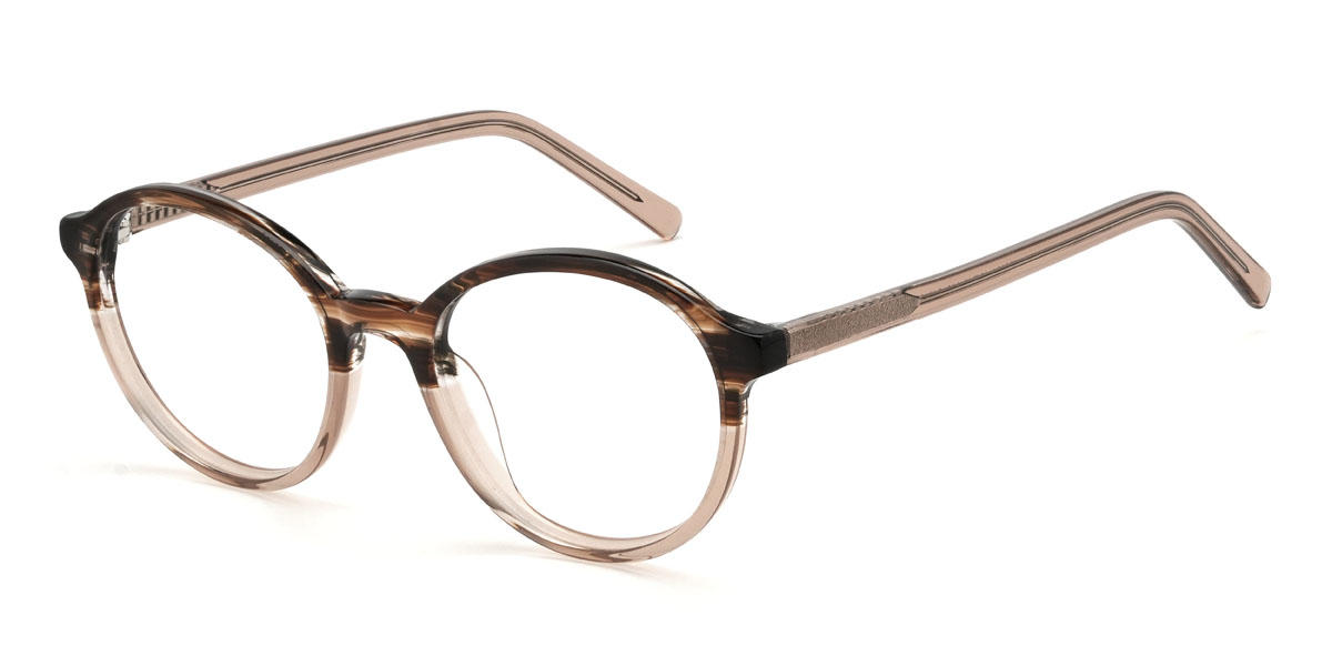 Brown Tortoiseshell Tawny Izaiah Glasses - Oval Glasses