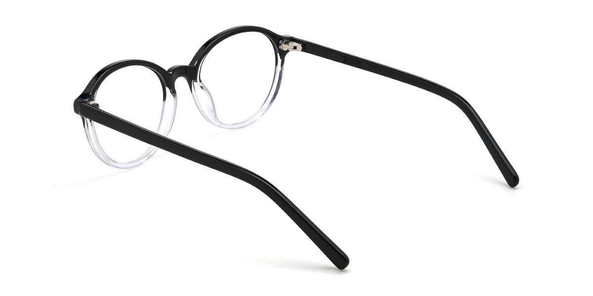 Black Blue Izaiah Glasses - Oval Glasses