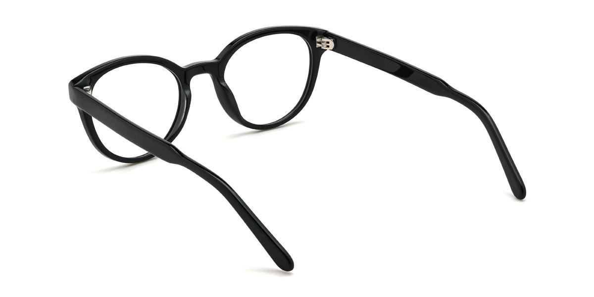 Black Fatema Glasses - Oval Glasses