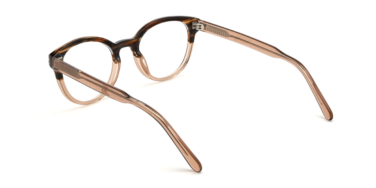 Brown Tortoiseshell Tawny Fatema Glasses - Oval Glasses