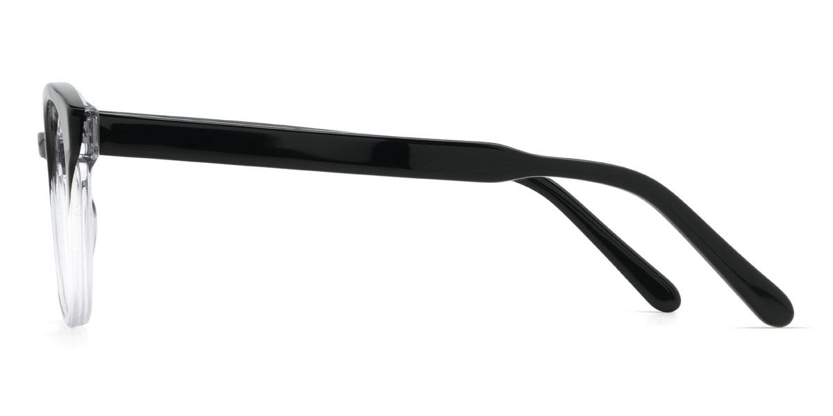 Black Blue Fatema Glasses - Oval Glasses