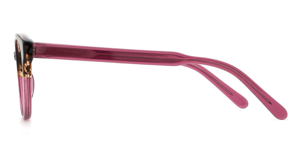 Écaille de tortue violet Fatema Lunettes - Oval Glasses