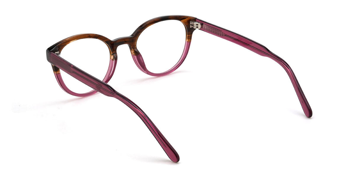 Écaille de tortue violet Fatema Lunettes - Oval Glasses