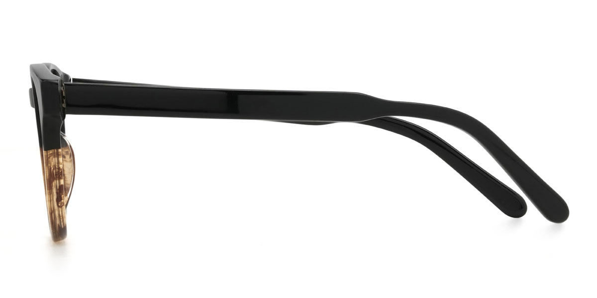Black Tortoiseshell Jonas Glasses - Oval Glasses