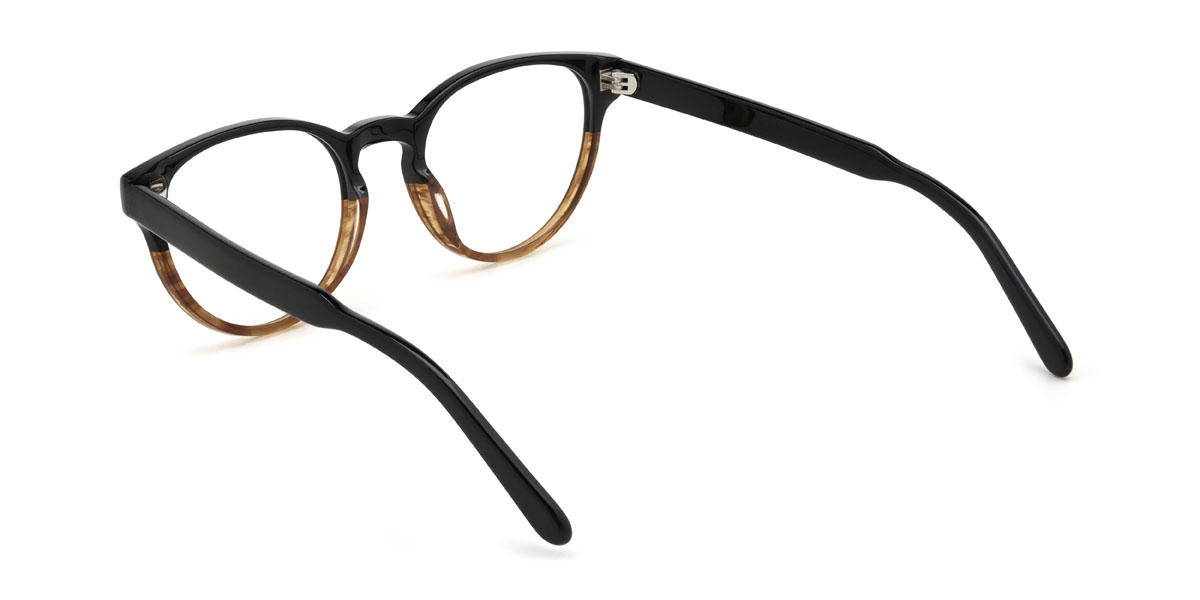 Black Tortoiseshell Jonas Glasses - Oval Glasses