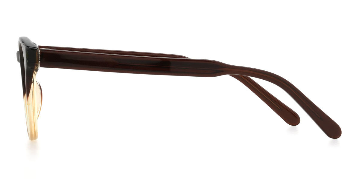 Gradient Brown Jonas Glasses - Oval Glasses