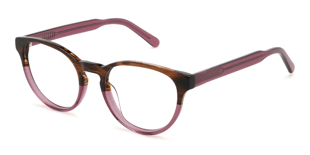 Schildpatt Lila Jonas Brille - Oval Glasses