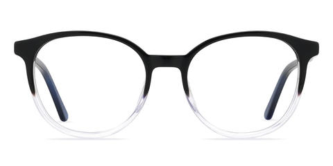 Čierno modrá Maliya - Oval Glasses