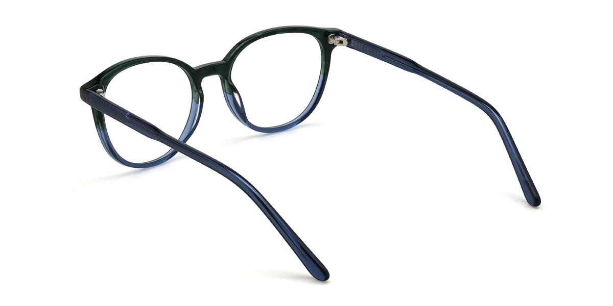 Green Blue Maliya Glasses - Oval Glasses