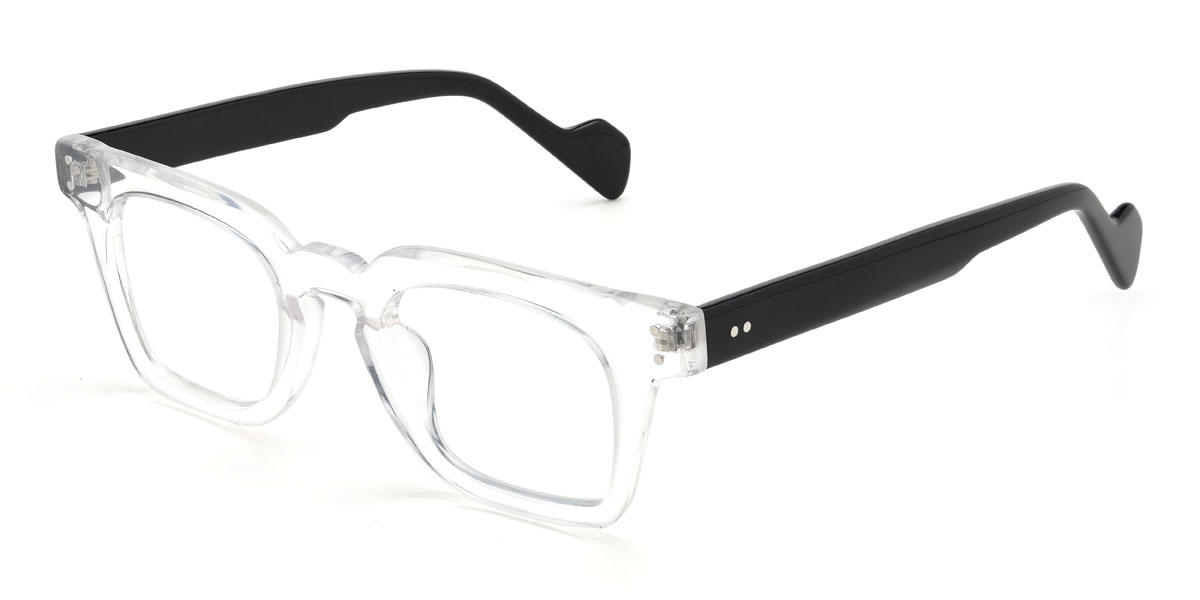 Clear Kieran Glasses - Rectangle Glasses