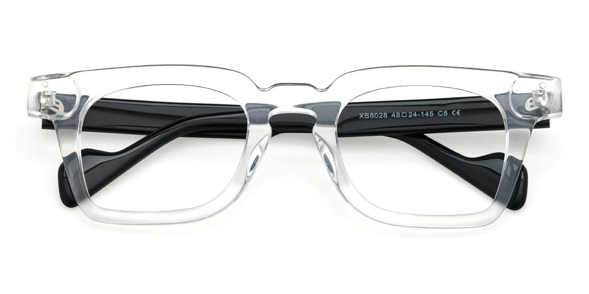 Clear Kieran Glasses - Rectangle Glasses