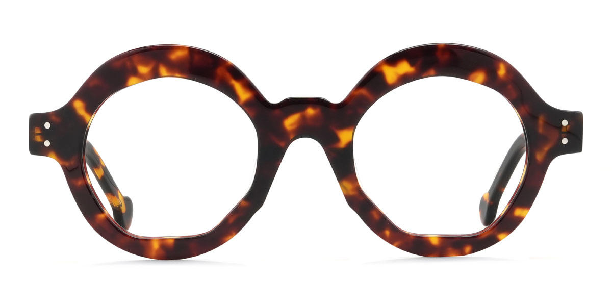 Tortoiseshell Maddison Glasses - Round Glasses