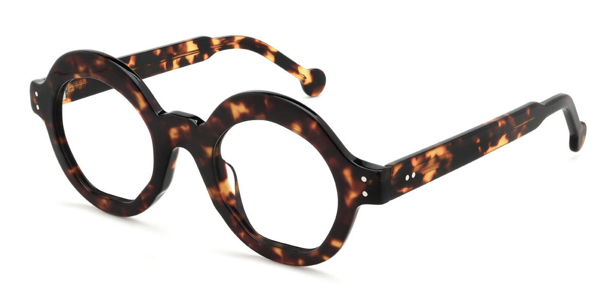 Tortoiseshell Maddison Glasses - Round Glasses