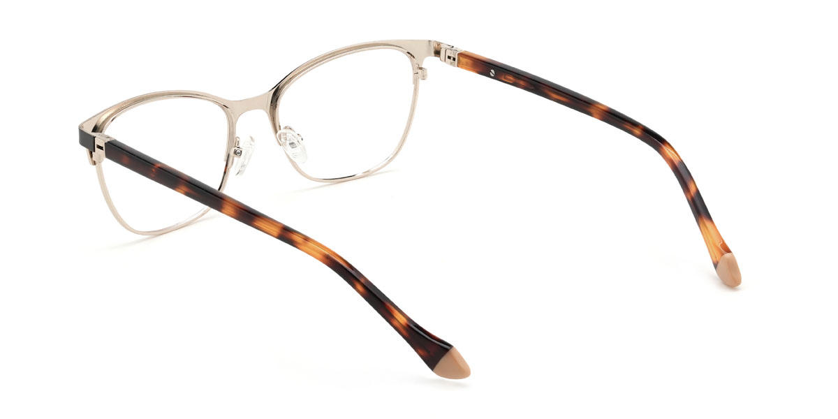 Gold Black Kensley Glasses - Rectangle Glasses