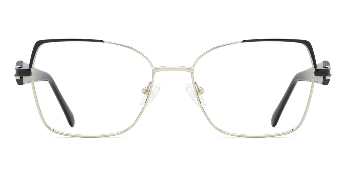 Noir Argent Jayceon - Rectangle Glasses