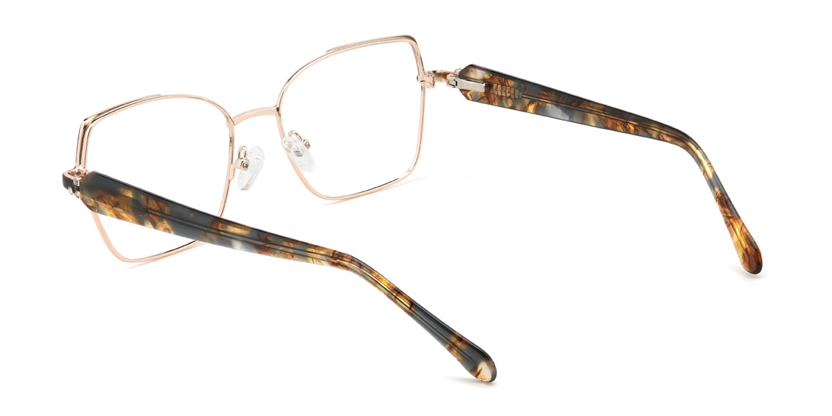 gold braun Jayceon Brille - Rectangle Glasses