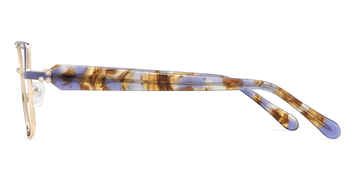 Or Violet Jayceon Lunettes - Rectangle Glasses