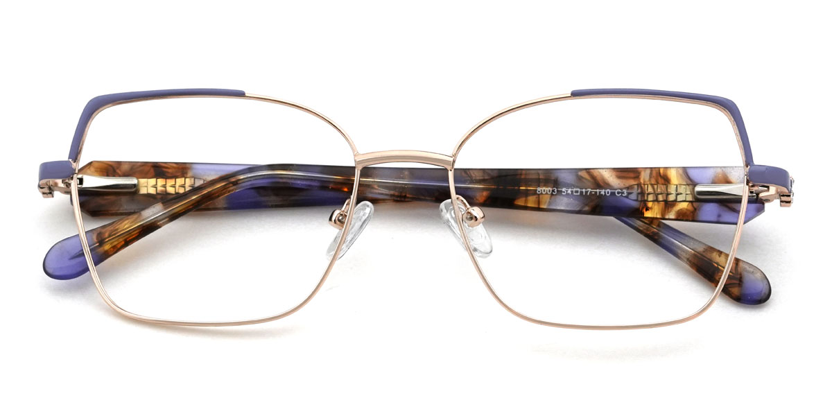 Or Violet Jayceon Lunettes - Rectangle Glasses
