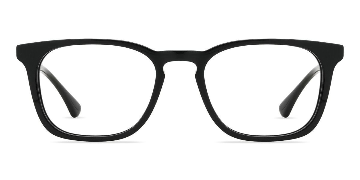 Fekete Layton - Rectangle Glasses