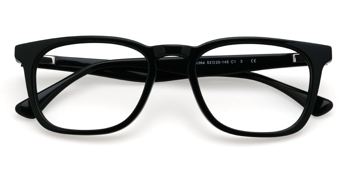 Fekete Layton Szemüveg - Rectangle Glasses