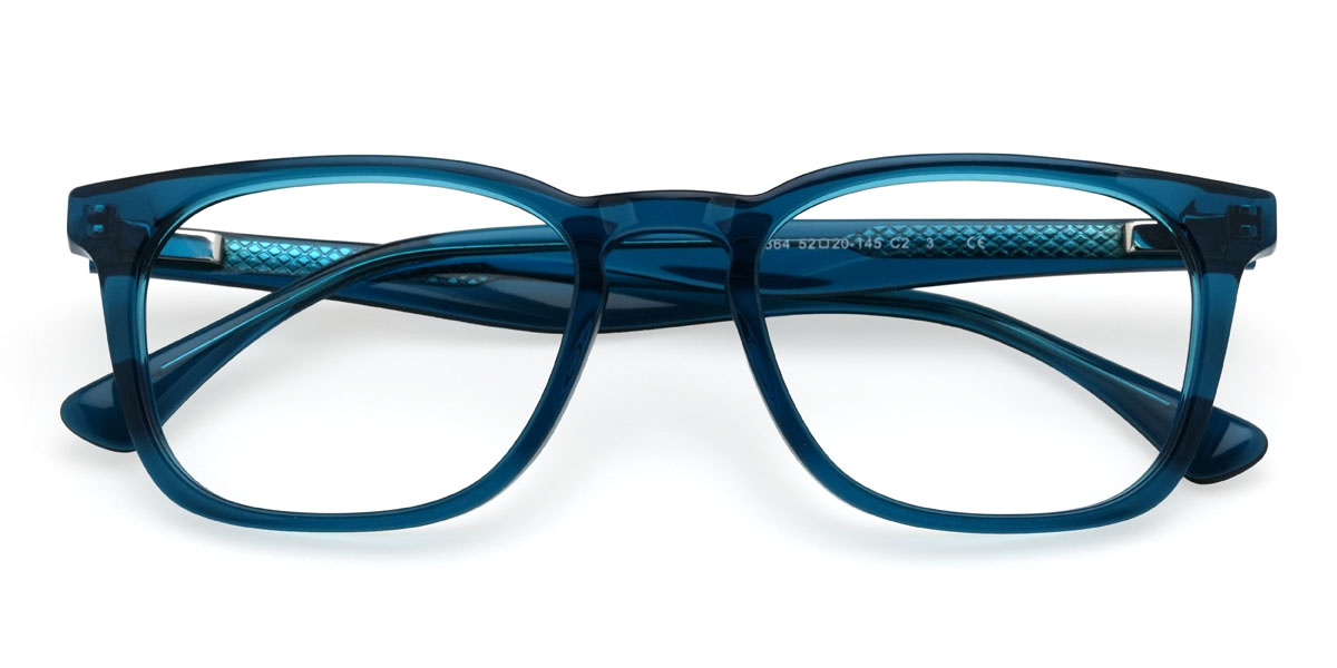 Bleu Layton Lunettes - Rectangle Glasses