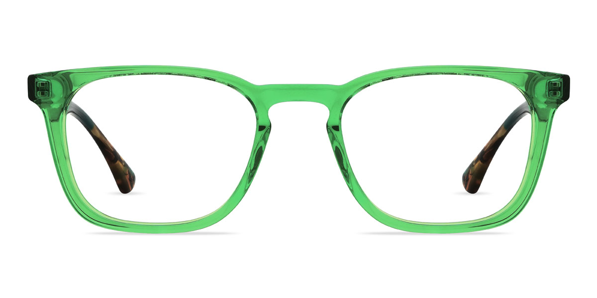 Green Layton - Rectangle Glasses