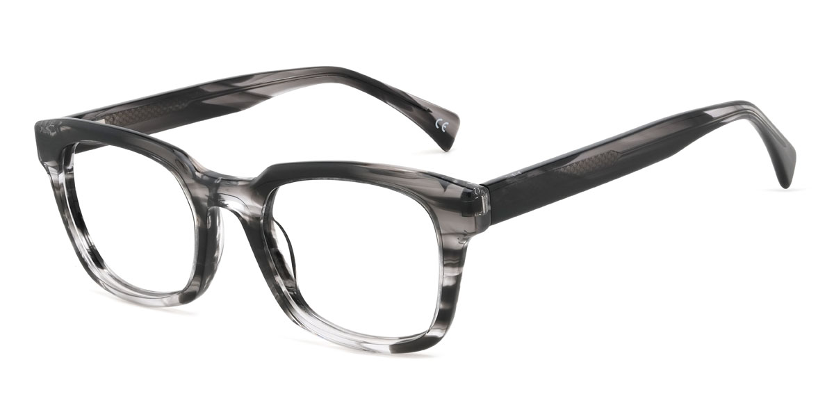 Gris y carey Aleena Gafas - Rectangle Glasses
