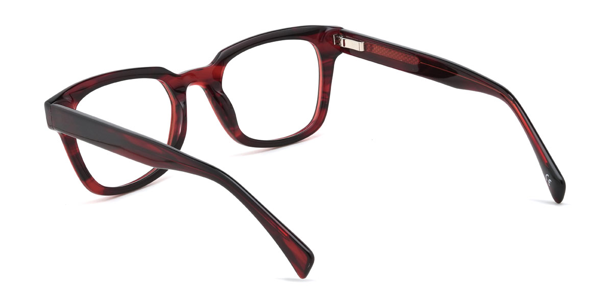 Rot Schildpatt Aleena Brille - Rectangle Glasses