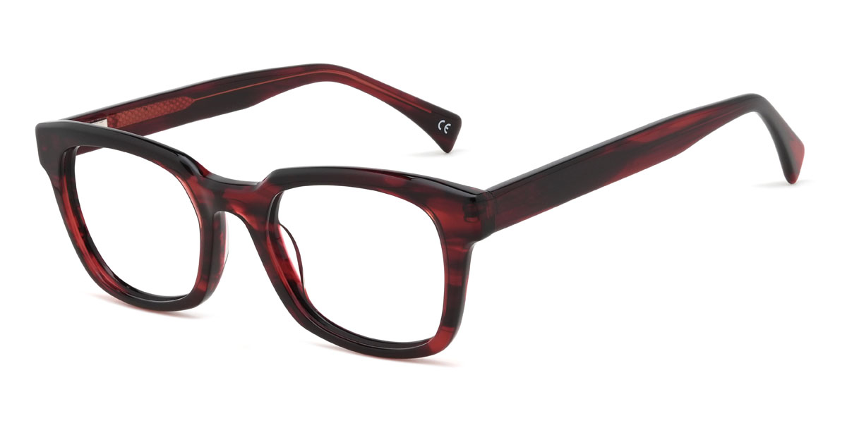 Rot Schildpatt Aleena Brille - Rectangle Glasses