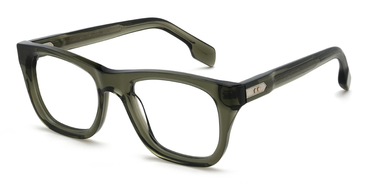 Dark Green Journi Glasses - Rectangle Glasses