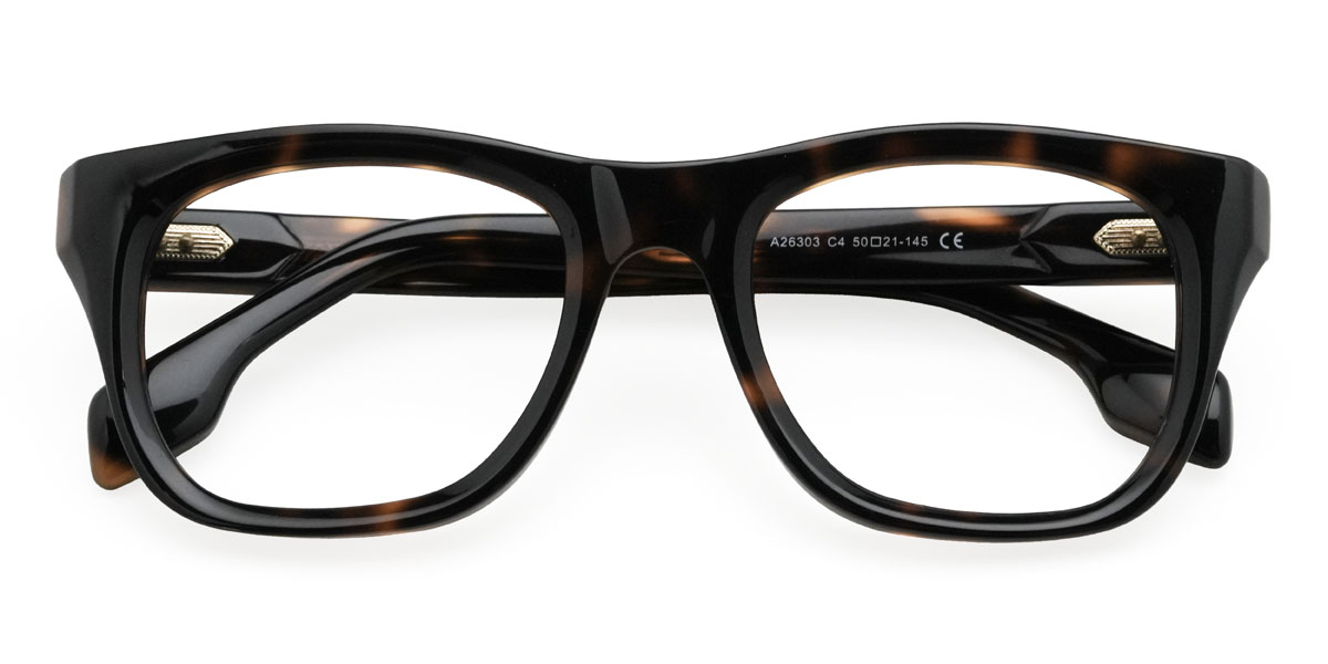 Schildpatt Journi Brille - Rectangle Glasses